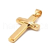 304 Stainless Steel Big Pendants STAS-R171-05G-2