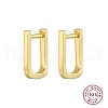 Simple Geometric U-shaped Earrings in 925 Sterling Silver with Gold Plating LN0503-1