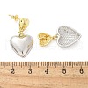 Brass Dangle Stud Earrings EJEW-F359-08G-3