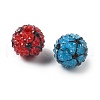 Sports Resin Rhinestone Beads OACR-D307-04-2