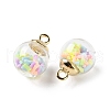 Glass Pendants FIND-Z083-01F-2