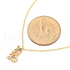 925 Sterling Silver Colorful Cubic Zirconia Constellation Pendant Cable Chain Necklaces for Women STER-R009-01G-08-5