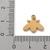 304 Stainless Steel Charms STAS-L281-006G-3