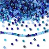 500Pcs Cube Glass Beads GLAA-YWC0005-01G-1