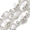 Brass Crystal Rhinestone Cup Chains OCOR-XCP0002-75-1