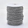 Tarnish Resistant 304 Stainless Steel Curb Chains CHS-S001-09A-P-3