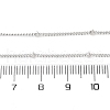 Brass Satellite Chain Necklace Making NJEW-D302-81P-3