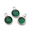 304 Stainless Steel with Glass Charms STAS-G305-11P-03-3