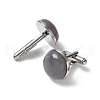 304 Stainless Steel Cuff Buttons G-C185-02P-3