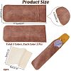 6Pcs PU Imitation Leather Glasses Bag AJEW-NB0003-36-2