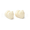 Natural Tagua Beads Jewelry Findings WOOD-V001-02-1