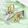 Two Tone Heart Brass Hoop Earrings EJEW-D322-12GP-02A-3