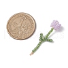 4Pcs 4 Colors Seed Beads Beaded Charms PALLOY-JF02850-3