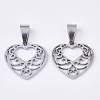 Non-Tarnish 201 Stainless Steel Pendants STAS-N089-05P-1