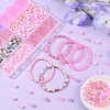 DIY Round Glass Beads Bracelets Making Kits DIY-YW0011-79-6