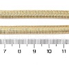 Rack Plating Brass Herringbone Chains Necklace for Men Women NJEW-M193-01G-3