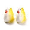 Opaque Resin Cabochons RESI-G020-06-1