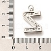 Brass Micro Pave Clear Cubic Zirconia Pendants KK-G521-01P-Z-3