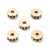 Brass Micro Pave Cubic Zirconia Beads KK-R216-14KCG-03-1