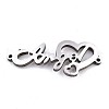 Tarnish Resistant 304 Stainless Steel Link Connectors STAS-T059-19P-1