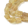 Raw Rough Natural Yellow Apatite Beads Strands G-M453-C10-4