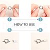 Unicraftale 304 Stainless Steel Smooth Surface Spring Ring Clasps STAS-UN0001-02P-3