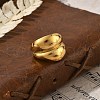 304 Stainless Steel Open Cuff Rings RJEW-R014-02G-01-3