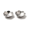 Non-Tarnish 304 Stainless Steel Bead Caps STAS-D244-01P-4