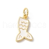 Rack Plating Brass Enamel Pendants KK-Z056-48G-03-1