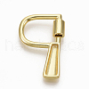 Brass Screw Carabiner Lock Charms KK-T046-001G-P-NF-2