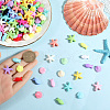 SUNNYCLUE 300Pcs 3 Styles Opaque Acrylic Beads FIND-SC0012-59A-3