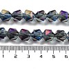 Electroplate Glass Beads Strands EGLA-P057-01A-FR05-4