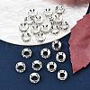 Brass Rhinestone Spacer Beads RB-A020-7mm-01S-4