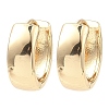 Brass Thick Hoop Earrings EJEW-I289-50B-KCG-1