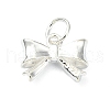 925 Sterling Silver Bowknot Charms STER-M119-05A-S-1