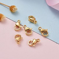 UNICRAFTALE 14pcs 7 Styles Polished Lobster Claw Clasps Stainless