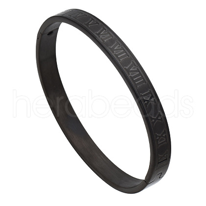 Stainless Steel Hinged Bangles for Women Men PW-WG574DC-03-1