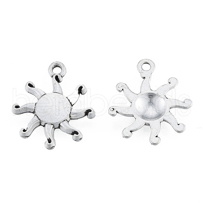Tibetan Style Alloy Pendants TIBEP-N012-11-1