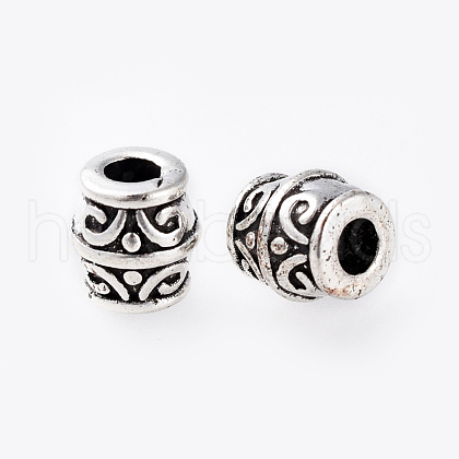 Tibetan Style Alloy Beads X-LF1557Y-1