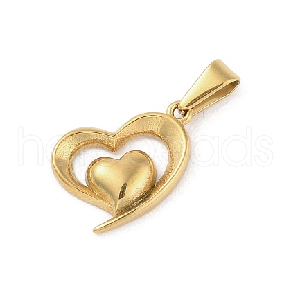 PVD Vacuum Plating 304 Stainless Steel Pendants STAS-R232-14D-G-1