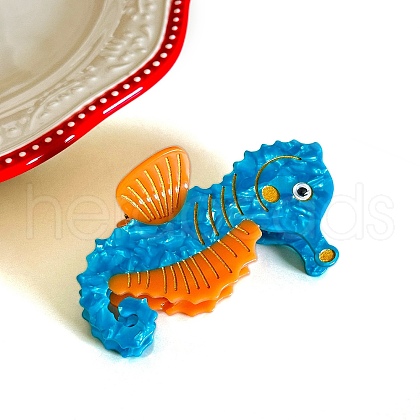 Cellulose Acetate Claw Hair Clips PW-WGFD514-02-1