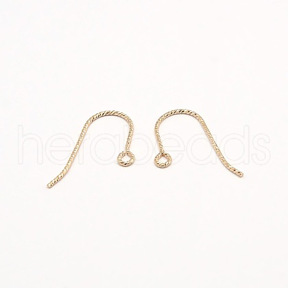 Yellow Gold Filled Earring Hooks KK-A130-04-1