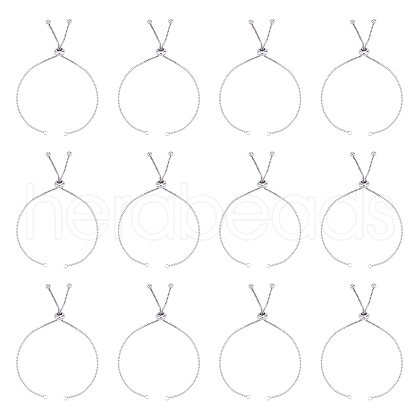 Tarnish Resistant 304 Stainless steel Chain Bracelet Making STAS-F118-P-1