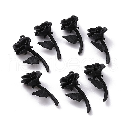 Spray Painted Alloy Pendants X-FIND-G030-06-1