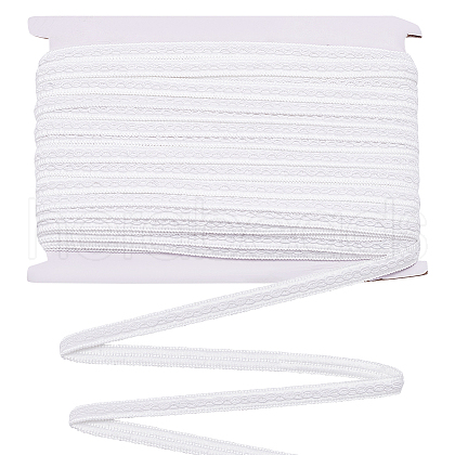 Polyester Braided Ribbons for Curtain Decoration SRIB-WH0011-208A-1