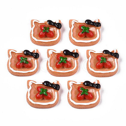 Opaque Epoxy Resin Cabochons CRES-S358-54-1