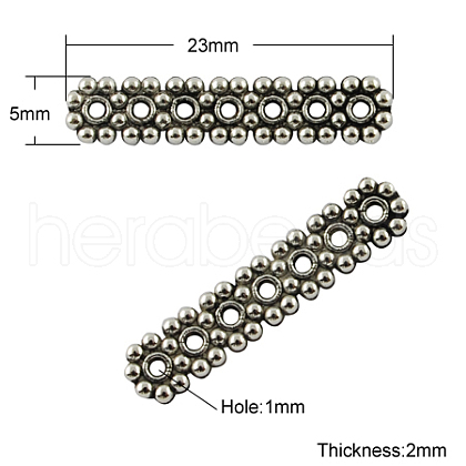Tibetan Style Beads Spacers X-TIBEB-S034-AS-FF-1
