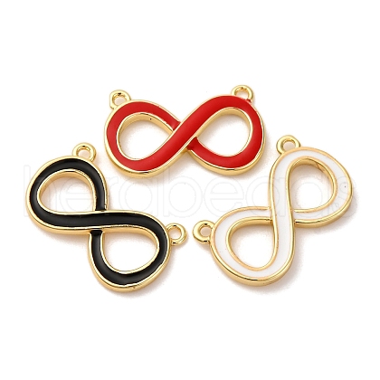 Brass Enamel Pendants KK-I276-21G-1
