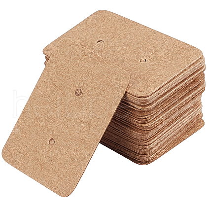 SOFPLATE 300Pcs Paper Jewelry Earring Display Cards with Hanging Hole CDIS-SP0001-05B-1