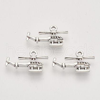 Tibetan Style Alloy Pendants X-TIBEP-T009-27AS-RS-1